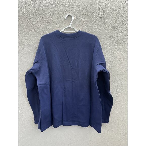 National Womens Two Piece Pant Set Size XL Navy Blue Cardigan and Sweatpants - Picture 5 of 16